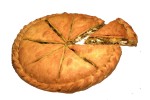 Peasant greens pie with cheese 8 pcs